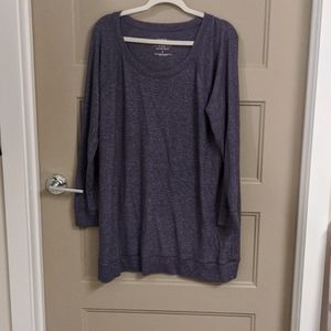 Torrid Super Soft Plush Purple Tunic